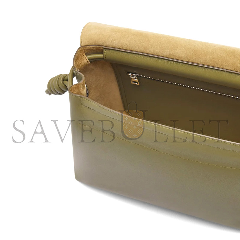 LOEWE FLAMENCO SATCHEL IN SHINY SUPPLE CALFSKIN B411FSAX04 (34*24*12cm)